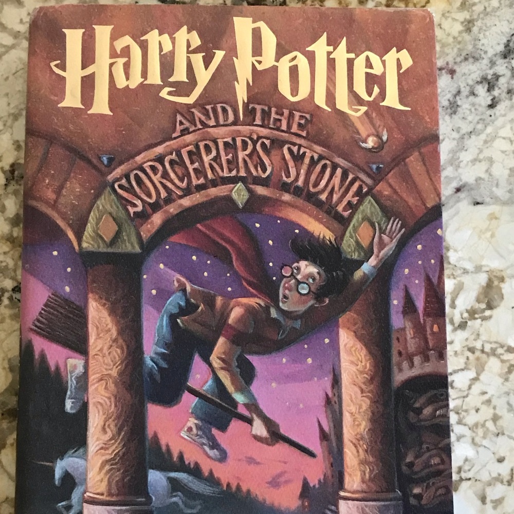 Harry Potter and the sorcerer stone first edition book